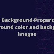 Css Background Properties Css Background Image Color
