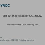 How To Use The Data Profiling Task SSIS Tutorials By COZYROC
