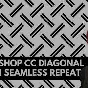 Photoshop CC Diagonal Woven Pattern Suitable For Spoonflower