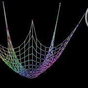 Cloth Simulation With Python Verlet Integration