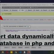 How To Insert Data Dynamically In Mysql Using Php Insert Data In Database Using Php