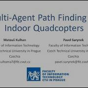 Multi Agent Path Finding For Indoor Quadcopters
