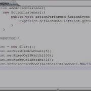 Part 73 Java Programming Tutorial Moving List Items Program