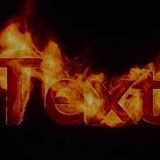 Realistic Fire Text Blender 3d