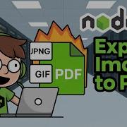 Node Js PDF LIB Tutorial To Export All Images In Folder To PDF Document Using Sharp Library