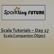 Scala Tutorials Day 17 Scala Companion Object