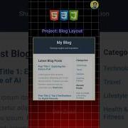 Blog Post Website By Using Html Css And JavaScript How To Make A Website Shorts Coding