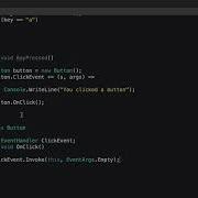 C Tutorial Events Event Handlers