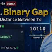 LeetCode 868 Binary Gap Easy Bit Manipulation Trick Java Step By Step Explanation