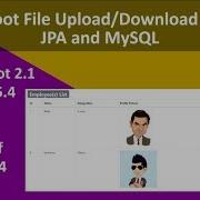 Spring Boot File Upload Download By Using JPA MySQL Bootstrap4 JQuery Thymeleaf
