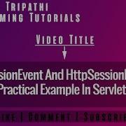 HttpSessionEvent And HttpSessionListener In Servlet