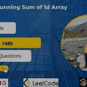 Leetcode 1480 Running Sum Of 1d Array Golang Programming