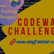 Codewars Challenges Live Python Problem Solving