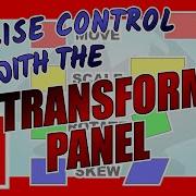 Inkscape Transform Panel