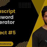 Random Password Generator Using HTML CSS And JavaScript JavaScript Project 5 Webcodecamp