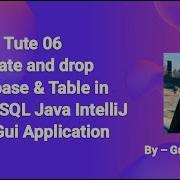 Create And Drop Database And Table In PostgreSQL Java IntelliJ Idea Gui Application