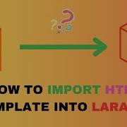 Как импортировать Преобразование HTML шаблона в проект Laravel Объяснение за 8 минут 2024