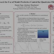 Toward The Use Of Model Predictive Control For Quadrotor Flight RI Summer Scholar Fausto Vega