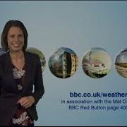 BBC Xmas Day Weather With Nina Ridge 25th December 2012