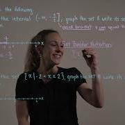 Interval Notation Set Builder Notation Example 1