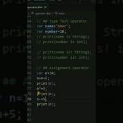 Assignment Operator In Dart Programming Language