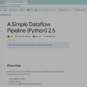 A Simple Dataflow Pipeline Python 2 5 Qwiklabs Coursera With Explanation
