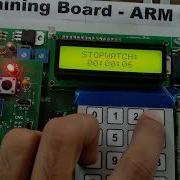 Stopwatch Using ARM7 LPC2148 Microcontroller