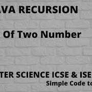 Java Program To Find Sum Of Two Number Using Recursion