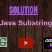 Java Substring GeeksforGeeks Problem Solving Solution Gorakh Codes