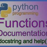 Python Function Documentation Using Docstring And Help Code Example Learn Python Coding
