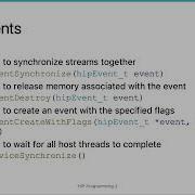 AMD HIP Tutorial 4 6 HIP Events