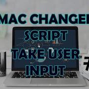 Take User Input 3 Python MAC Changer Script