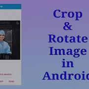Crop And Rotate Image CropImageView For Android