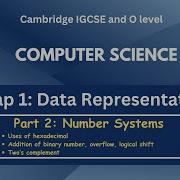 IGCSE CS Data Representation Number System B Two S Complement Logical Shift Overflow C1
