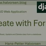 Django CRUD App Part 5 Create With Forms