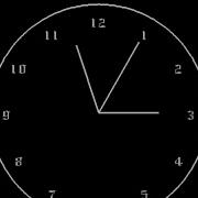 C Graphics Program Analog Clock