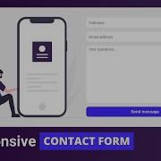 Responsive Contact FORM Using Only HTML And CSS