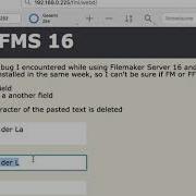 FMS16 FF57 Bug
