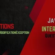 5 Java Interview Exceptions ConcurrentModificationException
