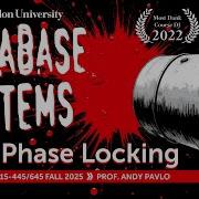 18 Transactions With Two Phase Locking Firebolt Database Talk CMU Intro To Database Systems