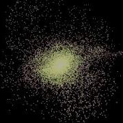 N Body Simulation Of Galaxies Colliding Blender And GADGET 2
