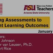 Aligning Assessments To Student Learning Outcomes Distance Learning Webinar January 20