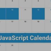 Build A JavaScript Calendar In 15 Minutes