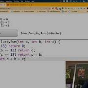 CodingBat Logic 2 LuckySum