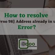 How To Resolve Address Already In Use Error Odoo Discussions