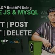 Node Js MySQL CRUD API Tutorial POST GET PUT DELETE Md Zahid Hasan Nipu