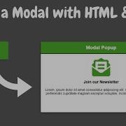 How To Create Modal Popup Box With HTML CSS Pure CSS Modal Box