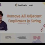 Remove All Adjacent Duplicates In String Leetcode 1047 Live Coding Session