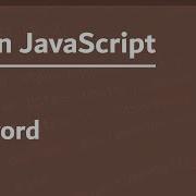 Learn JavaScript In Arabic 2021 083 This Keyword