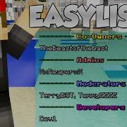 Minecraft Plugins EasyLists EASILY SHOW PLAYERS THE STAFF Tutorial
